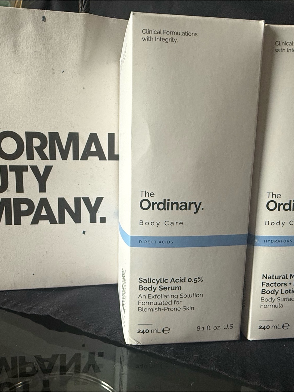 The Ordinary Salicylic Acid 0.5% Body Serum - White with Light Blue Accent